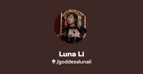 mistress luna li|@GoddessLunaLi .